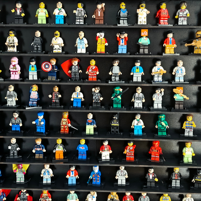 120+ Mini Figure Display Case, Wall Mounted Collectible Shelf, Acrylic Dustproof Display Cabinet, Large Figure Organizer, Free Shipping