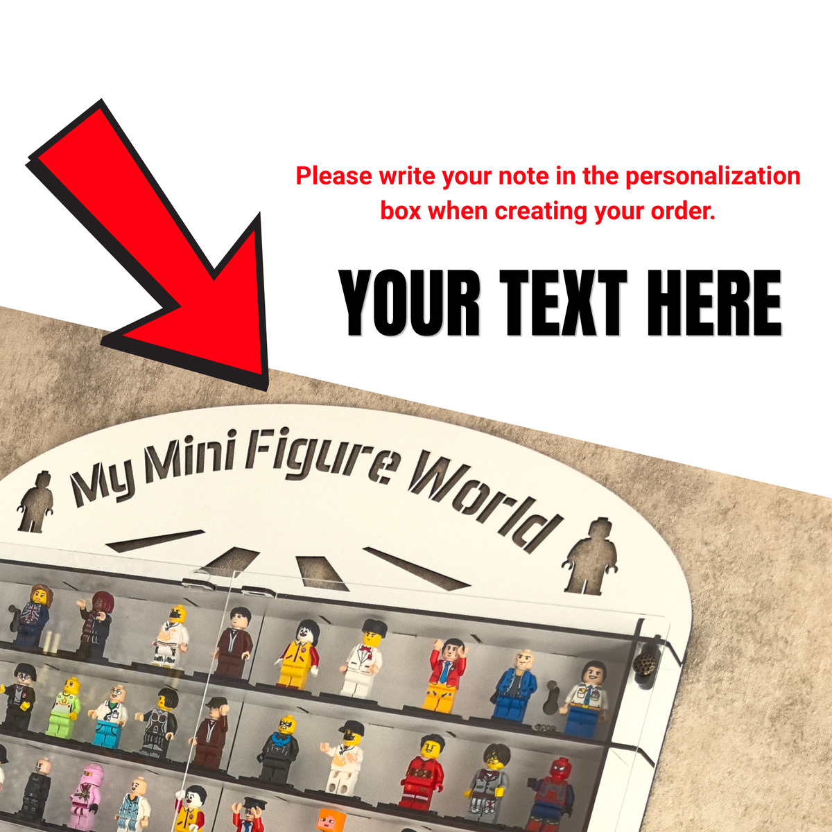 120+ Mini Figure Display Case, Wall Mounted Collectible Shelf, Acrylic Dustproof Display Cabinet, Large Figure Organizer, Free Shipping